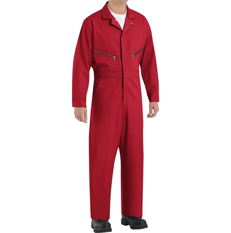 Zip-Front Cotton Coverall